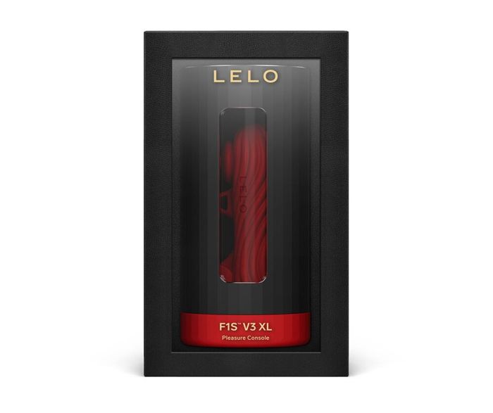 Смарт-мастурбатор LELO F1S V3 XL Red, увеличенный, 2 мотора, 8 режимов, стимуляция звуковыми волнами
