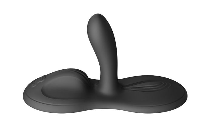 Sit-on-top смарт-вибратор Zalo – Flora Smart Vibrating Pad Obsidian Black, 9 моторов