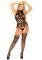 Кружевной бодистокинг с открытым доступом Leg Avenue High neck lace bodystocking One size Black