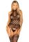 Кружевной бодистокинг с открытым доступом Leg Avenue High neck lace bodystocking One size Black