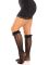 Носочки ажурные с рюшами Leg Avenue Sweetheart Ruffle Cuff Knee Highs Black, высокие