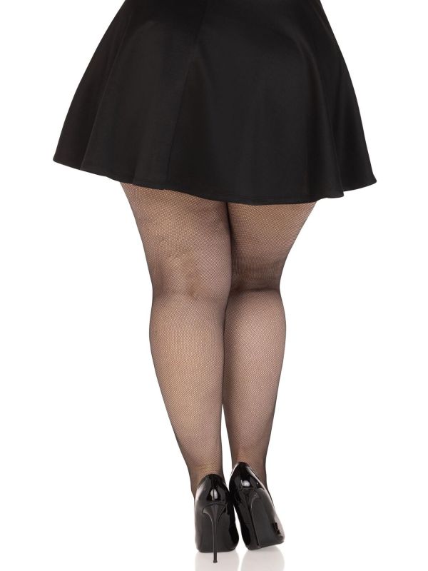Чулки Leg Avenue Spandex micro net tights Black 1X/2X