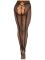 Чулки Leg Avenue Crotchless Net Tights with Heart Backseam Black One Size
