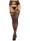 Чулки Leg Avenue French Rose Backseam Garter Belt Stockings Black One Size