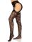 Чулки Leg Avenue Eyelet lace suspender hose Black One Size