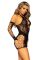 Мини-платье Leg Avenue Mini dress and matching gloves Black One Size