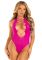 Боди Leg Avenue Opaque racer tank bodysuit Magenta One Size