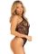 Боди Leg Avenue Thong teddy with strappy back Black One Size
