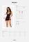 Сорочка Obsessive Bellastia chemise & thong XL/2XL