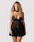 Бэби-долл Obsessive Donarella babydoll & thong XL/2XL