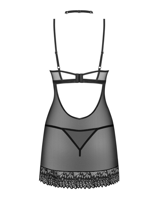 Сорочка Obsessive Donarella chemise & thong XS/S