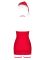 Сорочка Obsessive Kissmas chemise red 2XL/3XL