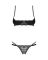 Комплект Obsessive Nutris 2-pcs crotchless set M/L