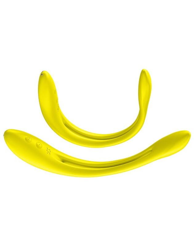 Универсальный гибкий вибратор для пар Satisfyer Elastic Game Yellow