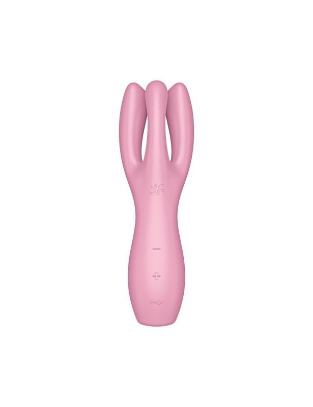 Клиторальный вибратор Satisfyer Threesome 3 Pink с тремя пальчиками